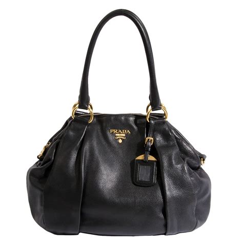 black leather prada|pictures black leather prada purses.